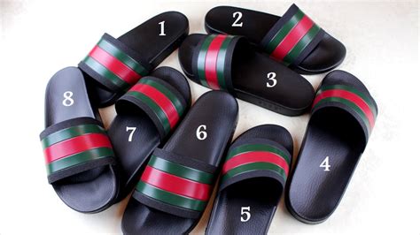 fake gucci flip flop|gucci knockoff slides for men.